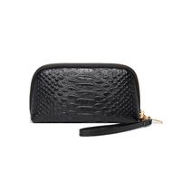 Women's Leather Solid Color Elegant Square Zipper Clutch Bag Square Bag main image 5
