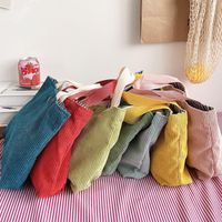 Women's Vintage Style Solid Color Polyester Shopping Bags main image 5