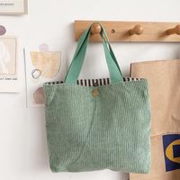 Women's Vintage Style Solid Color Polyester Shopping Bags sku image 6