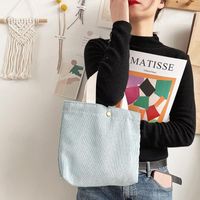 Women's Vintage Style Solid Color Polyester Shopping Bags sku image 7