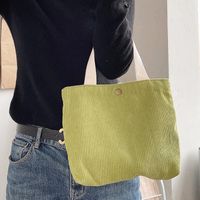 Women's Vintage Style Solid Color Polyester Shopping Bags main image 3