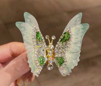 Estilo Simple Mariposa Aleación Embutido Diamantes De Imitación Garras De Pelo main image 2