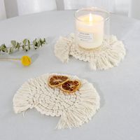 Casual Solid Color Cotton Thread Placemat 1 Piece main image 5