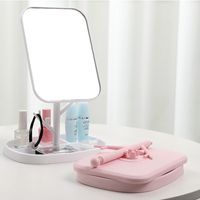 Simple Style Solid Color Plastic Mirror 1 Piece main image 1