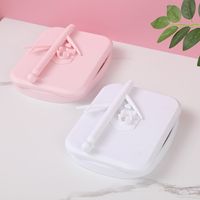 Simple Style Solid Color Plastic Mirror 1 Piece main image 2