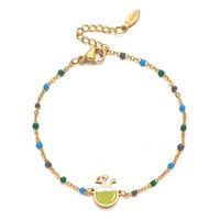 Style Vintage Noix De Coco Acier Inoxydable Perle De Rocaille Placage Bracelets sku image 6