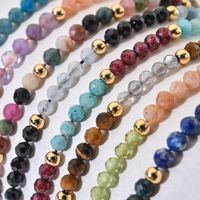 Bohemian Color Block Stone Beaded Women's Bracelets main image 2