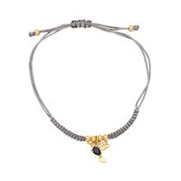 Simple Style Bird Rope Copper Plating Inlay Zircon 18k Gold Plated Bracelets main image 2