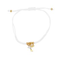 Simple Style Bird Rope Copper Plating Inlay Zircon 18k Gold Plated Bracelets main image 5