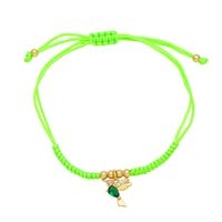 Simple Style Bird Rope Copper Plating Inlay Zircon 18k Gold Plated Bracelets main image 3