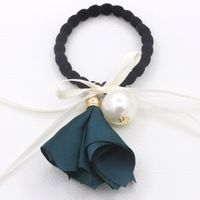 Hot Sale Hair Accessories Hair Band Sweet Oversized Ribbon Bow Hair Band Popular Bow Tie Hair Rope Wholesale sku image 29