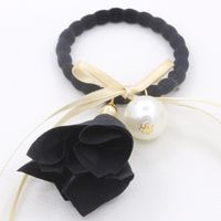 Hot Sale Hair Accessories Hair Band Sweet Oversized Ribbon Bow Hair Band Popular Bow Tie Hair Rope Wholesale sku image 28