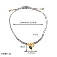 Simple Style Bird Rope Copper Plating Inlay Zircon 18k Gold Plated Bracelets sku image 1