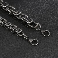 Punk Geometric Titanium Steel Men's Bracelets main image 5