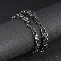 Punk Geometric Titanium Steel Men's Bracelets main image 4