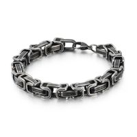 Punk Geometric Titanium Steel Men's Bracelets sku image 2