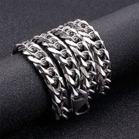 Rock Streetwear Geometric Stainless Steel Men's Bracelets Necklace main image 3