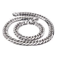 Rock Streetwear Geometric Stainless Steel Men's Bracelets Necklace main image 5