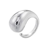 Lässig Vintage-stil Einfacher Stil Irregulär Wassertropfen Kupfer 18 Karat Vergoldet Offener Ring In Masse sku image 12