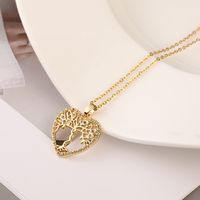 Vintage Style Heart Shape Copper Plating Pendant Necklace sku image 6