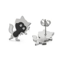 1 Pair Cute Basic Animal Plating Titanium Steel 18K Gold Plated Ear Studs sku image 6