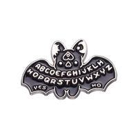 Vintage Style Letter Bat Alloy Plating Unisex Brooches main image 2