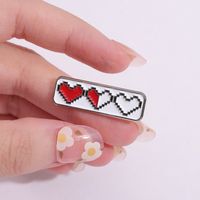 Cartoon Style Cute Heart Shape Alloy Plating Unisex Brooches main image 5