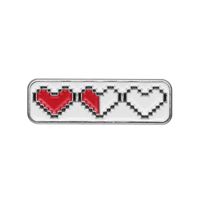 Cartoon Style Cute Heart Shape Alloy Plating Unisex Brooches sku image 1