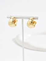 1 Pair Vintage Style Solid Color Alloy Ear Studs main image 1