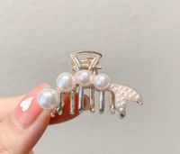Simple Style Leaves Alloy Inlay Pearl Zircon Hair Claws sku image 26
