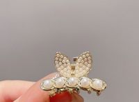Simple Style Leaves Alloy Inlay Pearl Zircon Hair Claws sku image 14