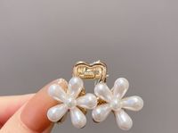 Simple Style Leaves Alloy Inlay Pearl Zircon Hair Claws sku image 30