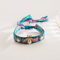 Vacation Roman Style Bee Cloth Copper Wristband In Bulk sku image 1