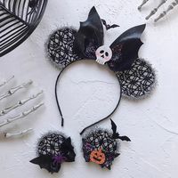Funny Pumpkin Moon Bat Synthetic Resin Halloween Women's Jewelry Set main image 1