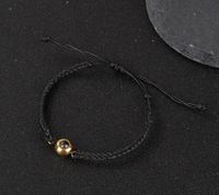 Simple Style Solid Color Copper Inlay Artificial Gemstones Bracelets sku image 2