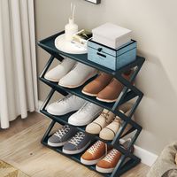 Casual Solid Color Plastic Storage Rack main image 3