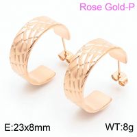 1 Pair Vintage Style Circle Solid Color Plating Titanium Steel 18K Gold Plated Ear Studs sku image 6