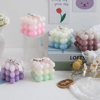 Cartoon Style Color Block Paraffin Candle main image 6