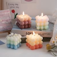 Cartoon Style Color Block Paraffin Candle main image 4