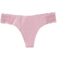 Solid Color Breathable Invisible Low Waist Briefs Panties main image 2