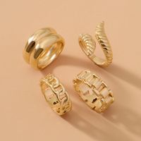Simple Style Solid Color Alloy Wholesale Open Rings main image 9