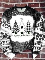 Unisex Hoodie Long Sleeve Hoodies & Sweatshirts Printing Fashion Christmas Tree Santa Claus main image 5