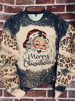 Unisex Hoodie Long Sleeve Hoodies & Sweatshirts Printing Fashion Christmas Tree Santa Claus main image 3