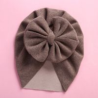 Baby Girl's Baby Boy's Elegant Simple Style Solid Color Bow Knot Baby Hat main image 4