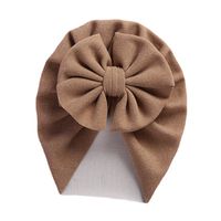 Baby Girl's Baby Boy's Elegant Simple Style Solid Color Bow Knot Baby Hat main image 3