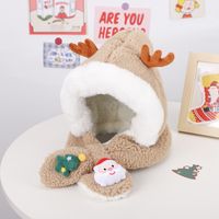 Children Unisex Cartoon Style Cute Basic Christmas Tree Antlers Beanie Hat sku image 2