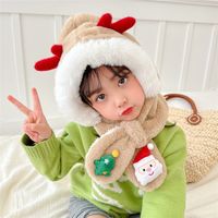 Children Unisex Cartoon Style Cute Basic Christmas Tree Antlers Beanie Hat sku image 8