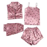 Home Daily Women's Casual Printing Polyester Satin Pants Sets Pajama Sets main image 8