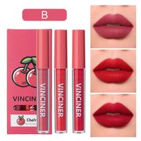 Vacaciones Color Sólido El Plastico Glaseado De Labios sku image 2