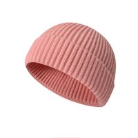 Unisex Basic Simple Style Solid Color Eaveless Wool Cap sku image 1